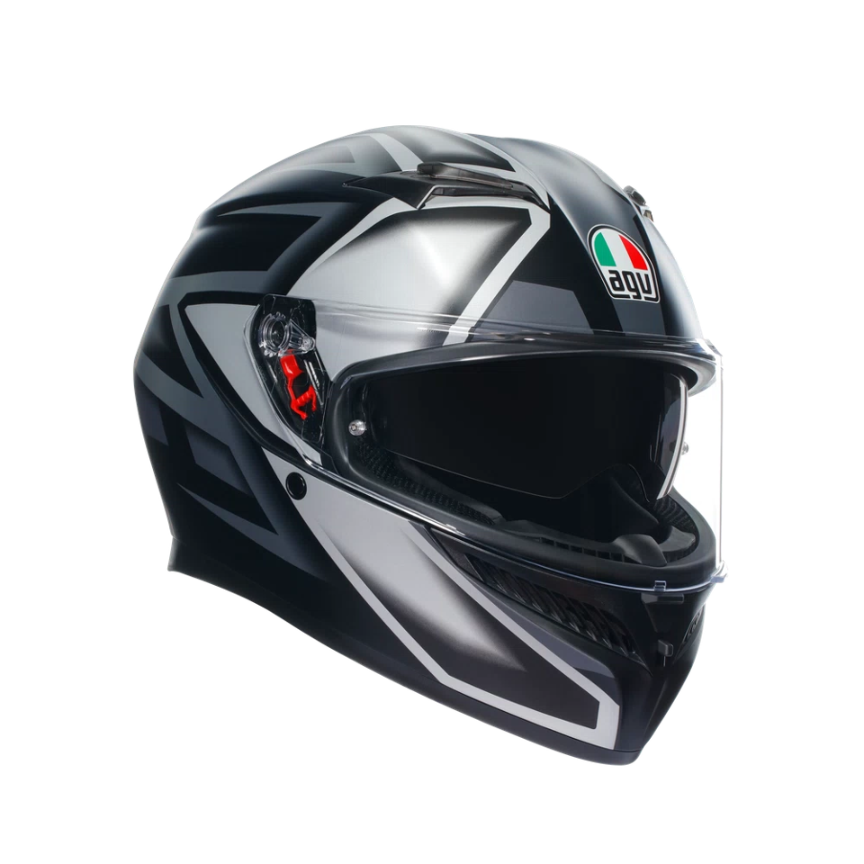 K3 CASCO MOTO INTEGRALE 2206 AGV COMPOUND MATT BLACK/GREY