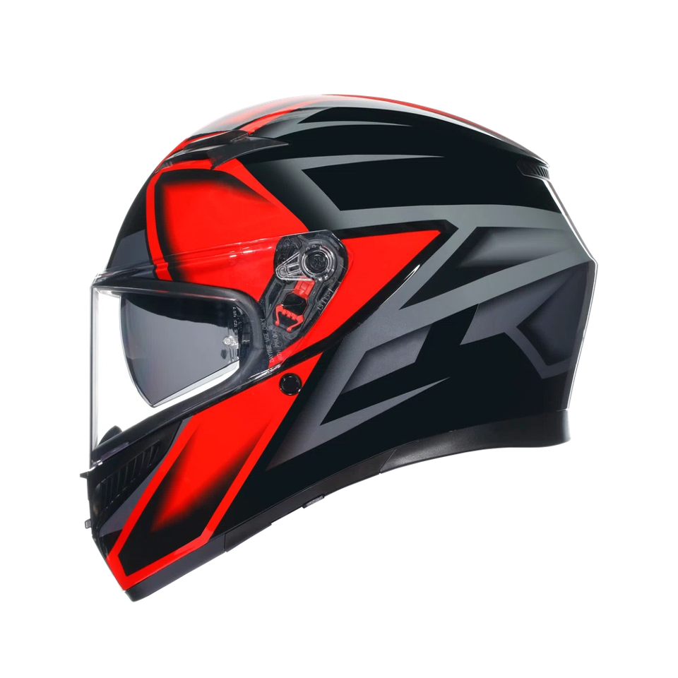 K3 CASCO MOTO INTEGRALE 2206 AGV COMPOUND MATT BLACK/RED