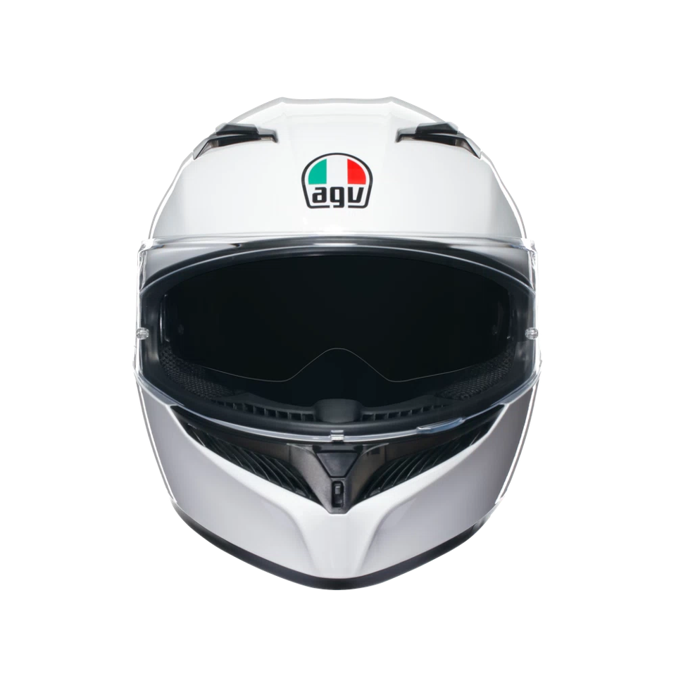 K3 CASCO MOTO INTEGRALE 2206 AGV MONO SETA WHITE