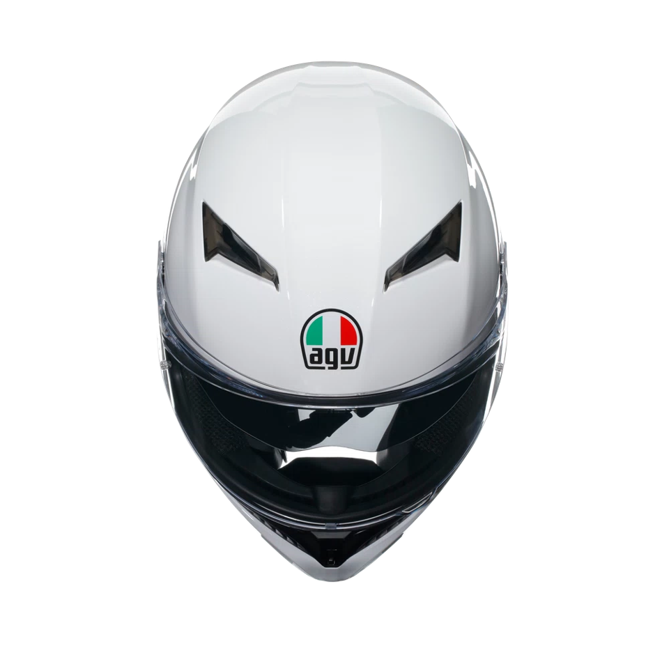 K3 CASCO MOTO INTEGRALE 2206 AGV MONO SETA WHITE