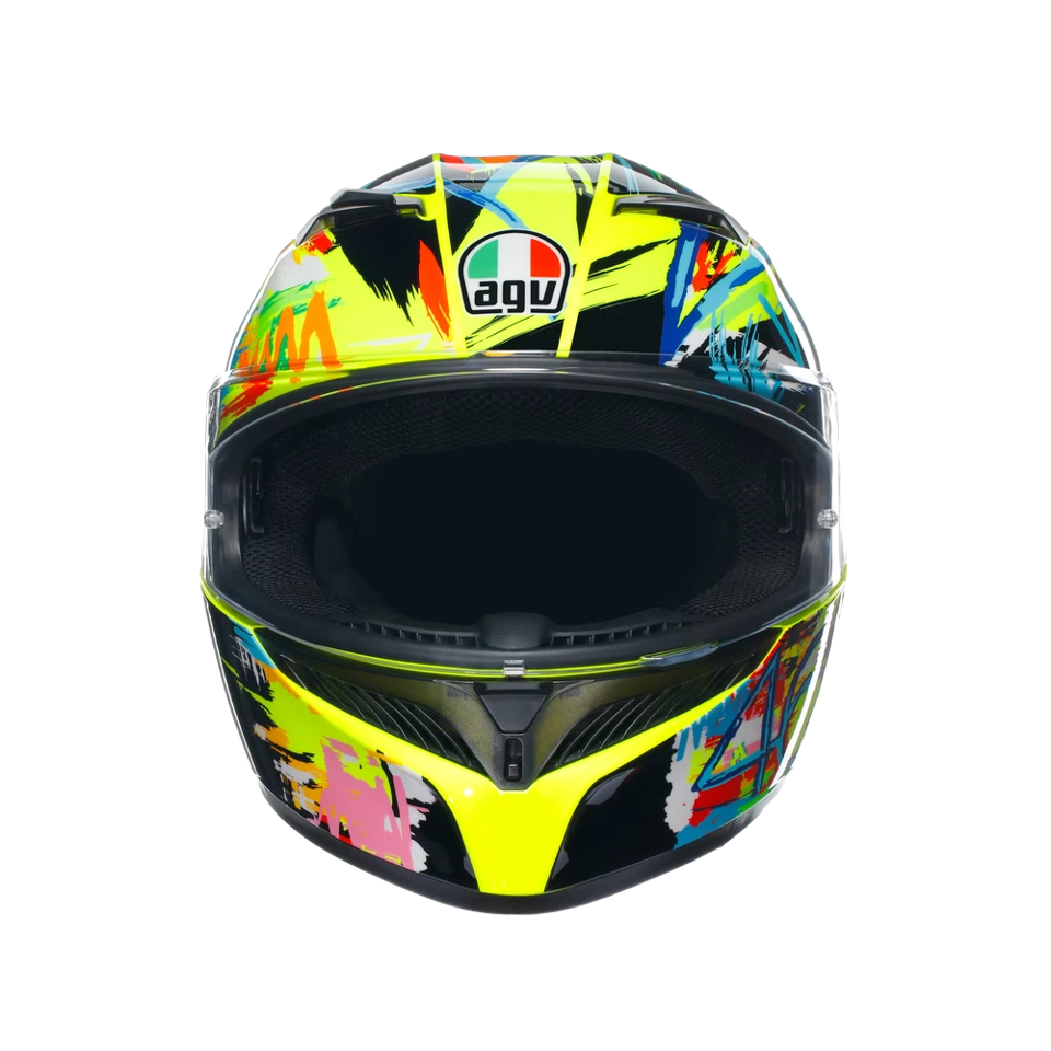 K3 CASCO MOTO INTEGRALE 2206 AGV ROSSI WINTER TEST 2020