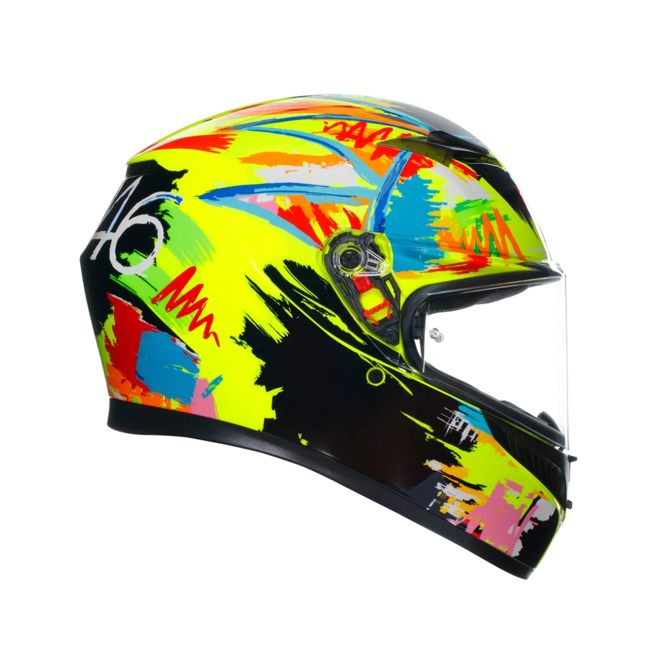 K3 CASCO MOTO INTEGRALE 2206 AGV ROSSI WINTER TEST 2020