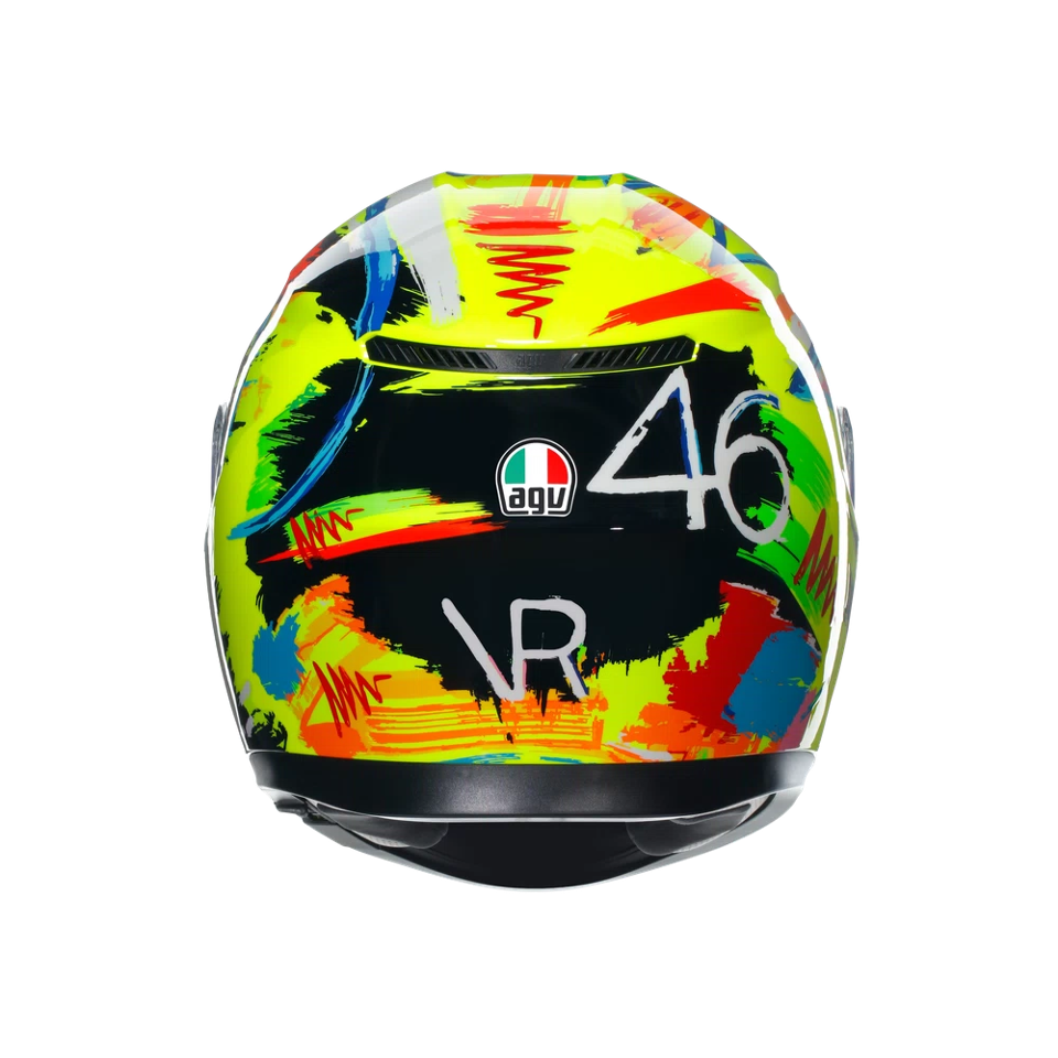 K3 CASCO MOTO INTEGRALE 2206 AGV ROSSI WINTER TEST 2020