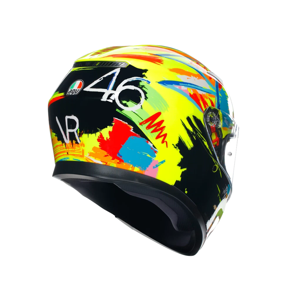 K3 CASCO MOTO INTEGRALE 2206 AGV ROSSI WINTER TEST 2020