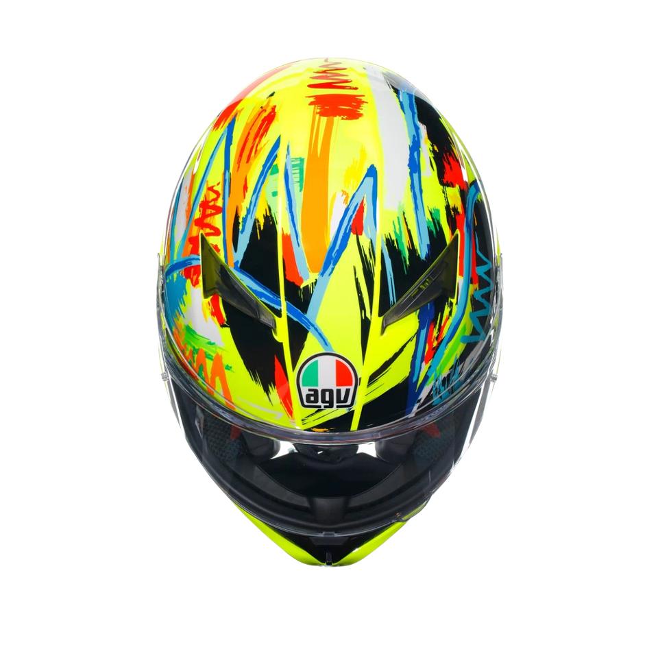 K3 CASCO MOTO INTEGRALE 2206 AGV ROSSI WINTER TEST 2020