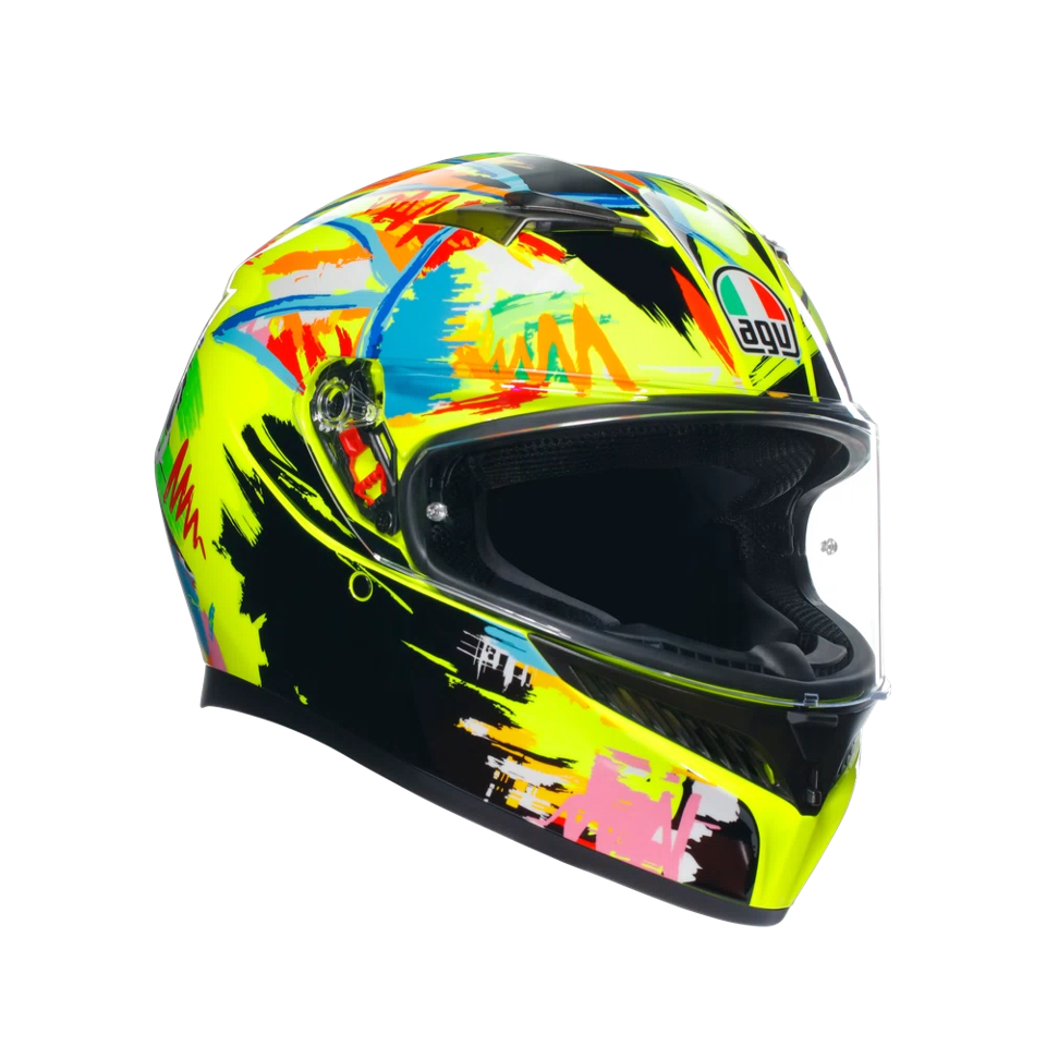 K3 CASCO MOTO INTEGRALE 2206 AGV ROSSI WINTER TEST 2020