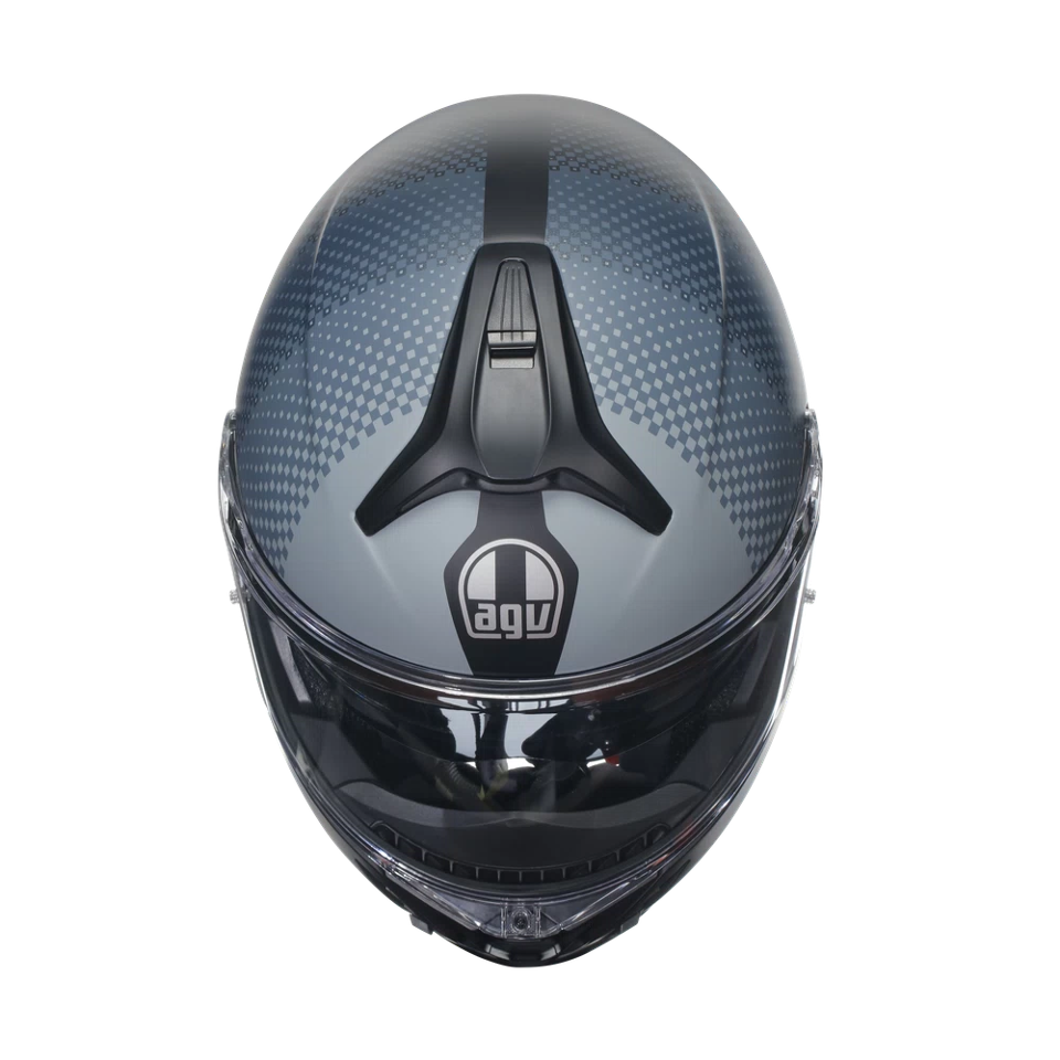 TOURMODULAR  CASCO MOTO MODULARE E2206 AGV TEXTOUR MATT BLACK/GREY