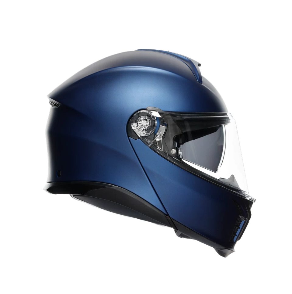 TOURMODULAR  CASCO MOTO MODULARE E2206 AGV GALASSIA BLUE MATT