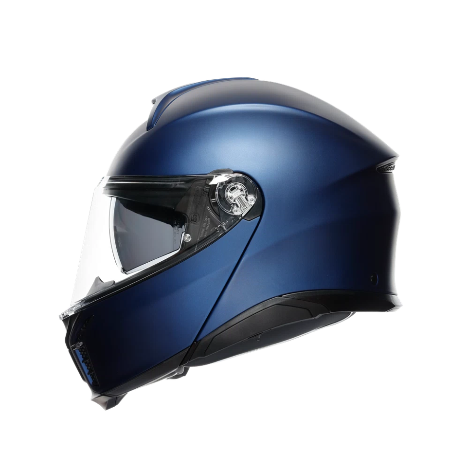 TOURMODULAR  CASCO MOTO MODULARE E2206 AGV GALASSIA BLUE MATT