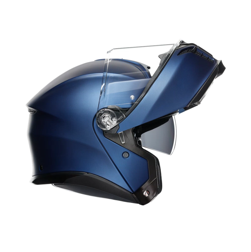 TOURMODULAR  CASCO MOTO MODULARE E2206 AGV GALASSIA BLUE MATT