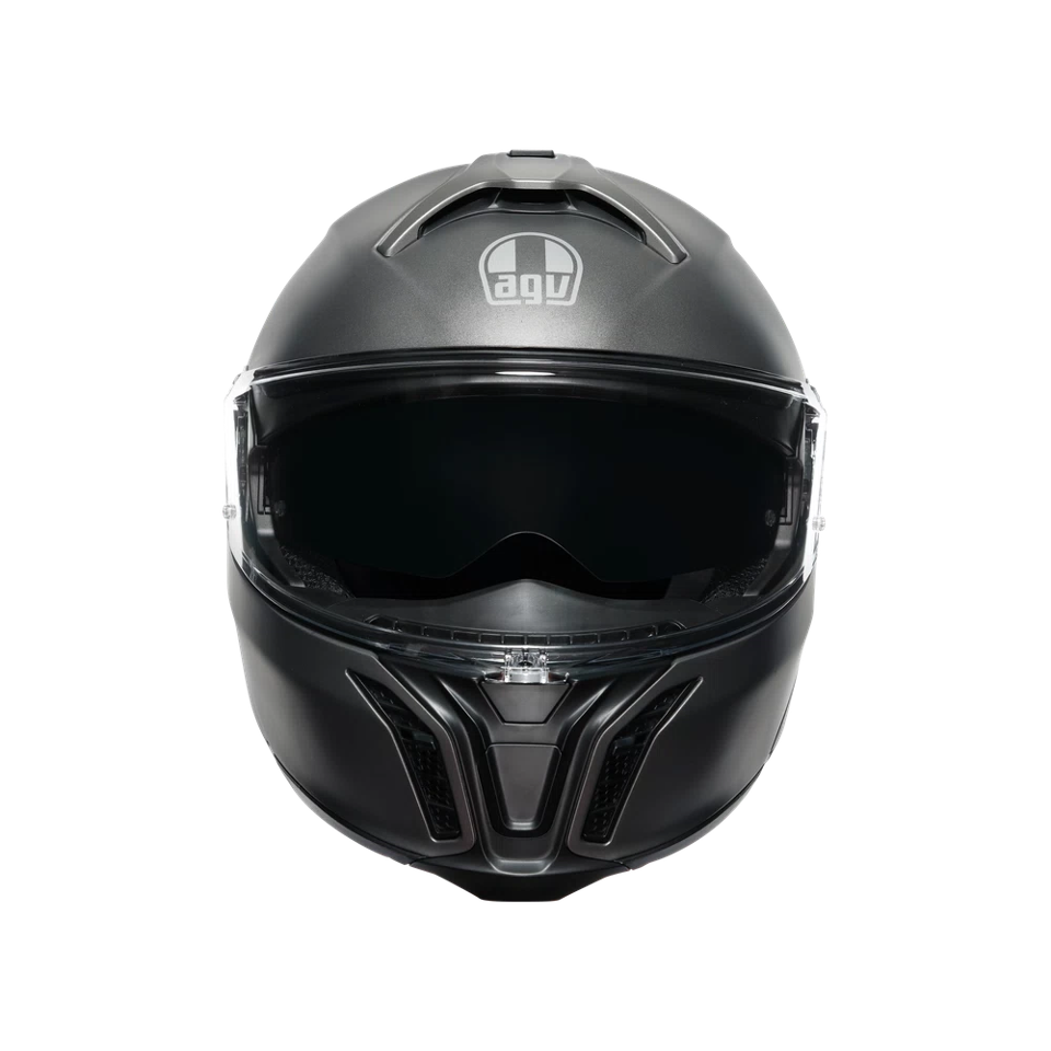 TOURMODULAR  CASCO MOTO MODULARE E2206 AGV LUNA GREY MATT