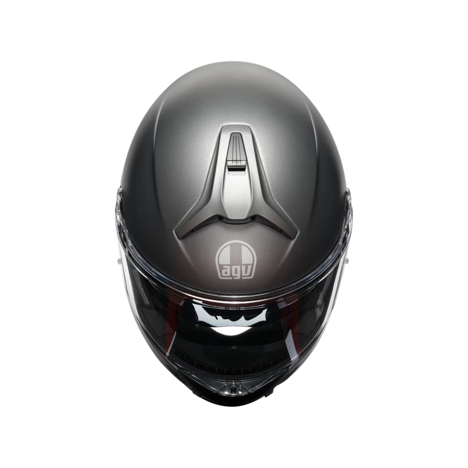 TOURMODULAR  CASCO MOTO MODULARE E2206 AGV LUNA GREY MATT