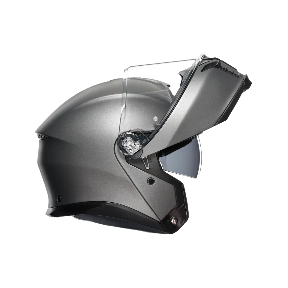 TOURMODULAR  CASCO MOTO MODULARE E2206 AGV LUNA GREY MATT