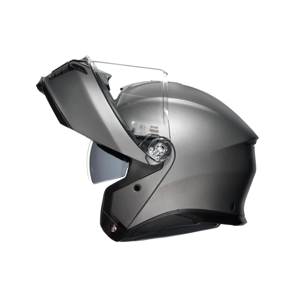 TOURMODULAR  CASCO MOTO MODULARE E2206 AGV LUNA GREY MATT