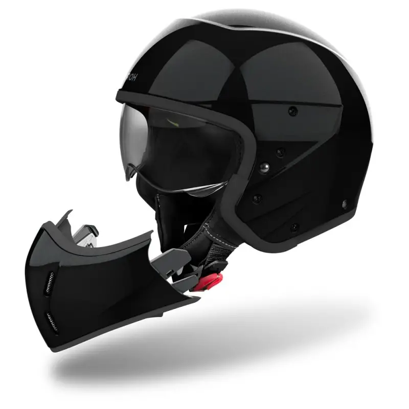 CASCO CROSSOVER J 110 AIROH BLACK GLITTER