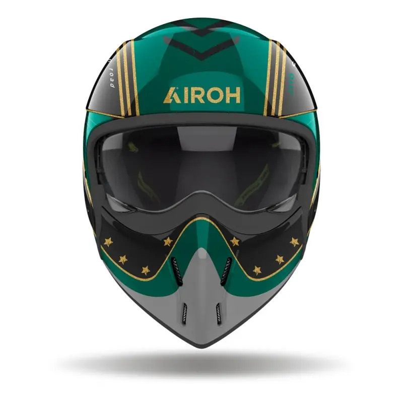 CASCO CROSSOVER J 110 AIROH COMMAND MINT GREEN