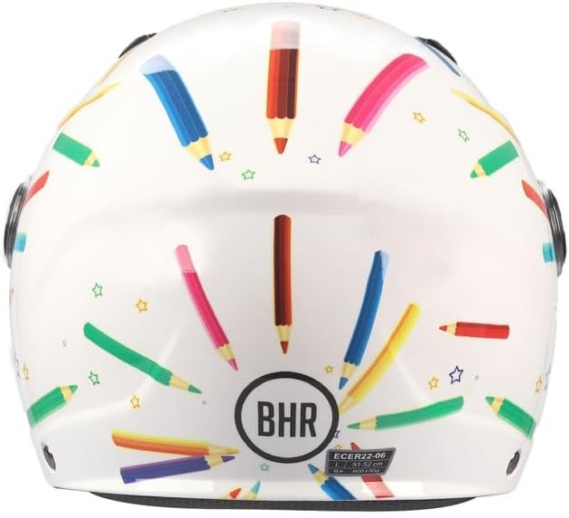 Casco Moto Bambino Demi-Jet, 838 CHILDREN BHR PENCIL