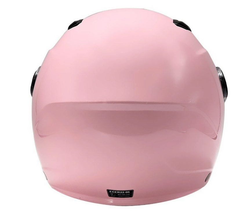 Casco Moto Bambino Demi-Jet, 838 CHILDREN BHR ROSA