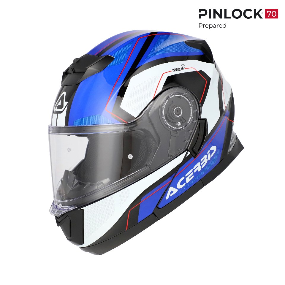 CASCO MODULARE SEREL 22-06 ACERBIS BIANCO/BLU