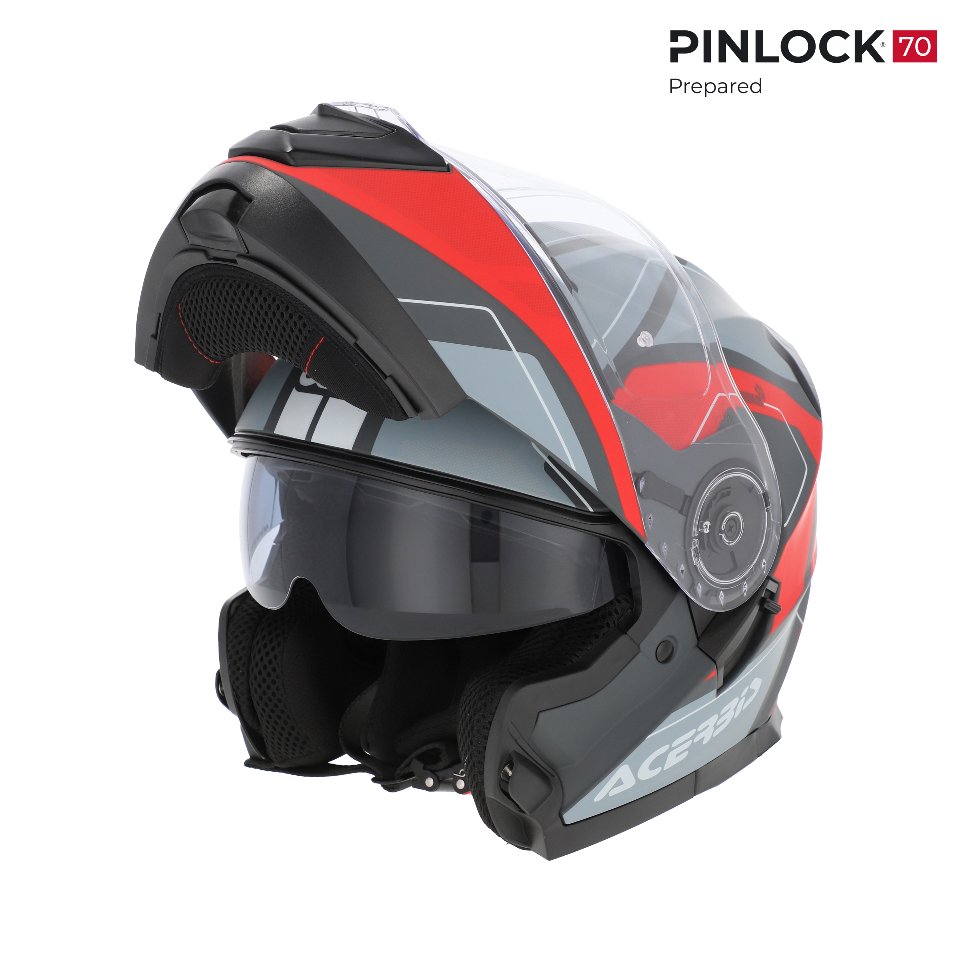 CASCO MODULARE SEREL 22-06 ACERBIS GRIGIO/ROSSO