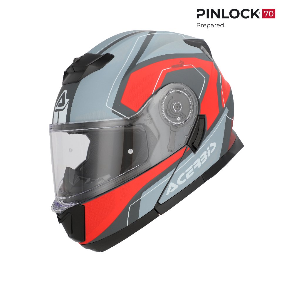 CASCO MODULARE SEREL 22-06 ACERBIS GRIGIO/ROSSO