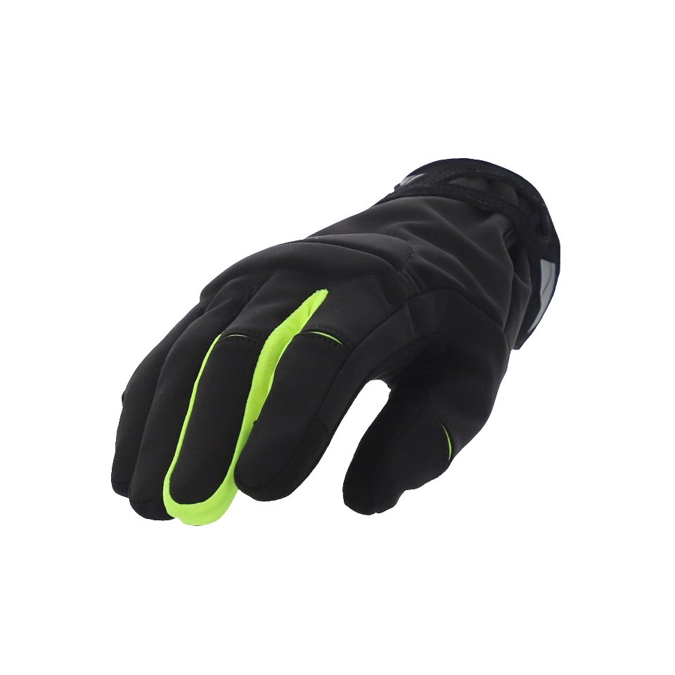 Urban 2 WP CE - Guanto invernale idrorepellente - moto - scooter ACERBIS BLACK - BLACK- FLUO YELLOW