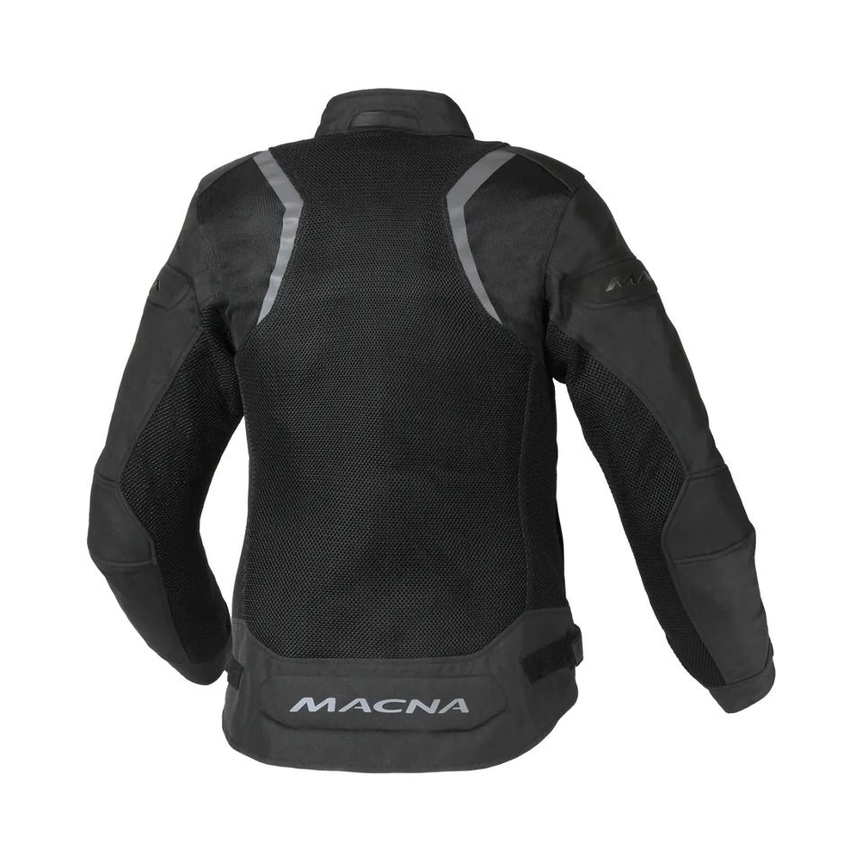 VELOTURA LADY GIACCA DONNA ESTIVA TRAFORATA CON PROTEZIONI MACNA BLACK