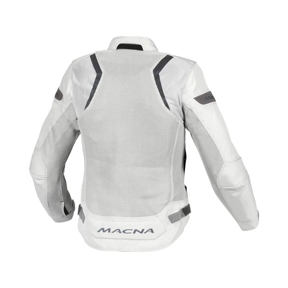 VELOTURA LADY GIACCA DONNA ESTIVA TRAFORATA CON PROTEZIONI MACNA LIGHT GREY