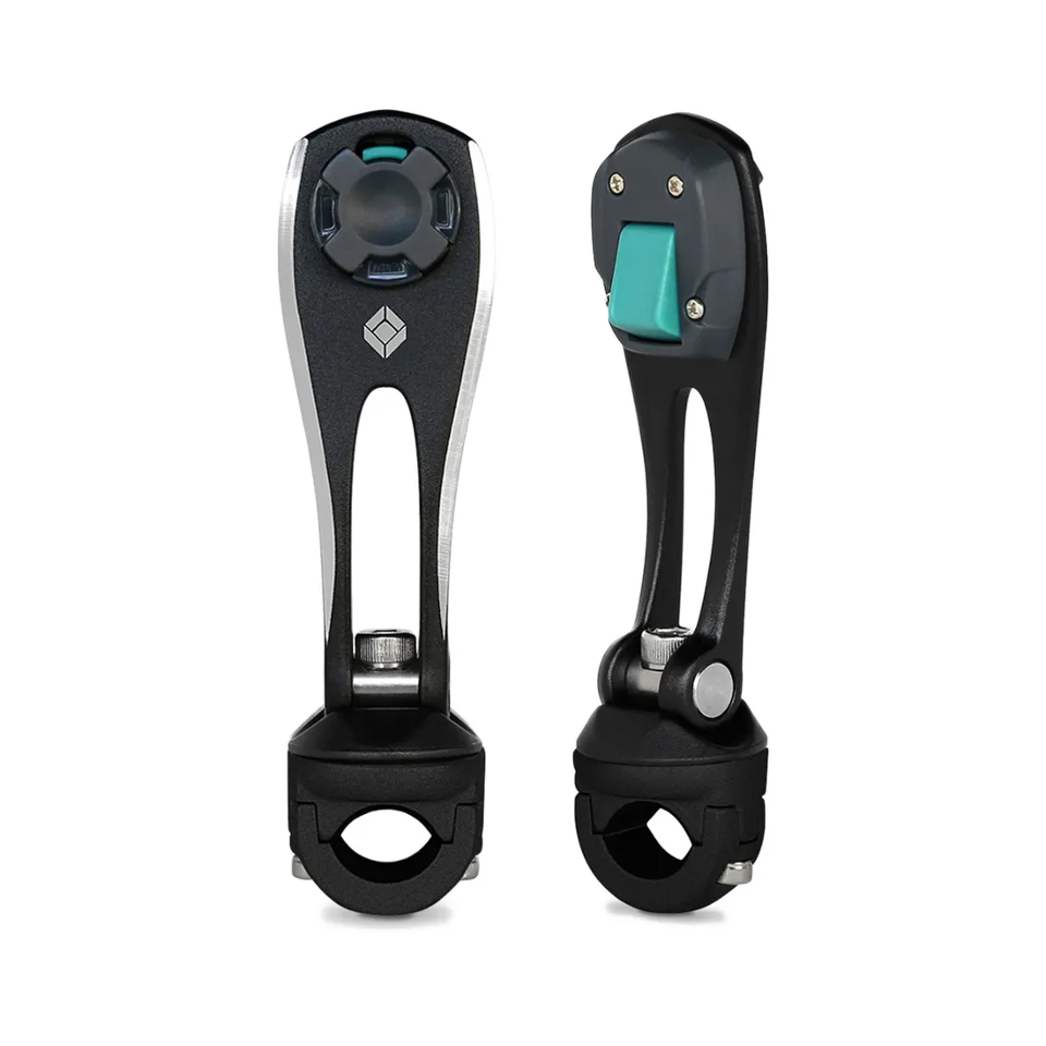 SMALL TUBE MOUNT A+ - SUPPORTO DA MANUBRIO 12 A 18,5 mm X-GUARD - INTUITIVE CUBE NERO 12 / 18,5