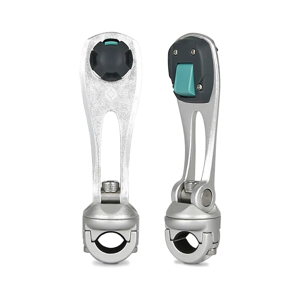 SMALL TUBE MOUNT A+ - SUPPORTO DA MANUBRIO 12 A 18,5 mm X-GUARD - INTUITIVE CUBE ARGENTO 12 / 18,5