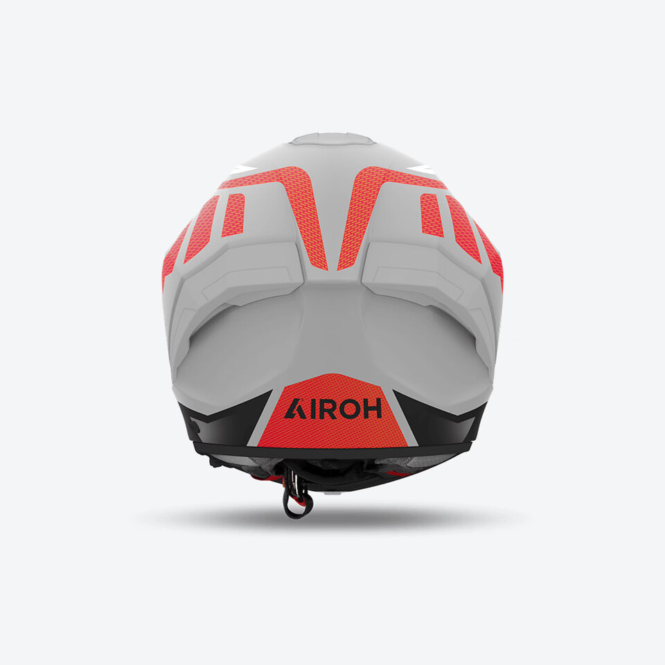 MATRYX RIDER RED - INTEGRALE/FULL-FACE COMPOSITE FIBER-FIBRE COMPOSTE AIROH GRAFICA