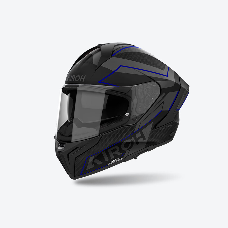 MATRYX SENTINEL BLUE - INTEGRALE/FULL-FACE COMPOSITE FIBER-FIBRE COMPOSTE AIROH GRAFICA