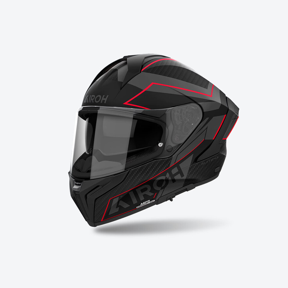 MATRYX SENTINEL RED - INTEGRALE/FULL-FACE COMPOSITE FIBER-FIBRE COMPOSTE AIROH GRAFICA