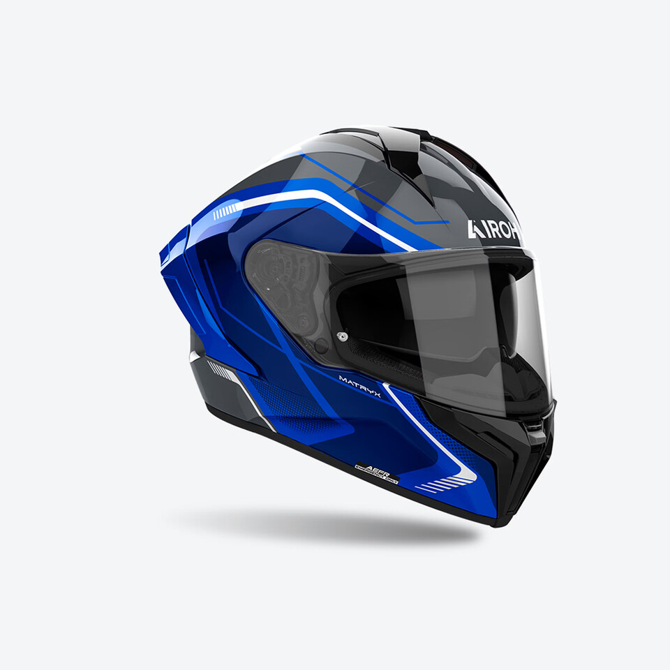 MATRYX WIDE BLUE - INTEGRALE/FULL-FACE COMPOSITE FIBER-FIBRE COMPOSTE AIROH GRAFICA