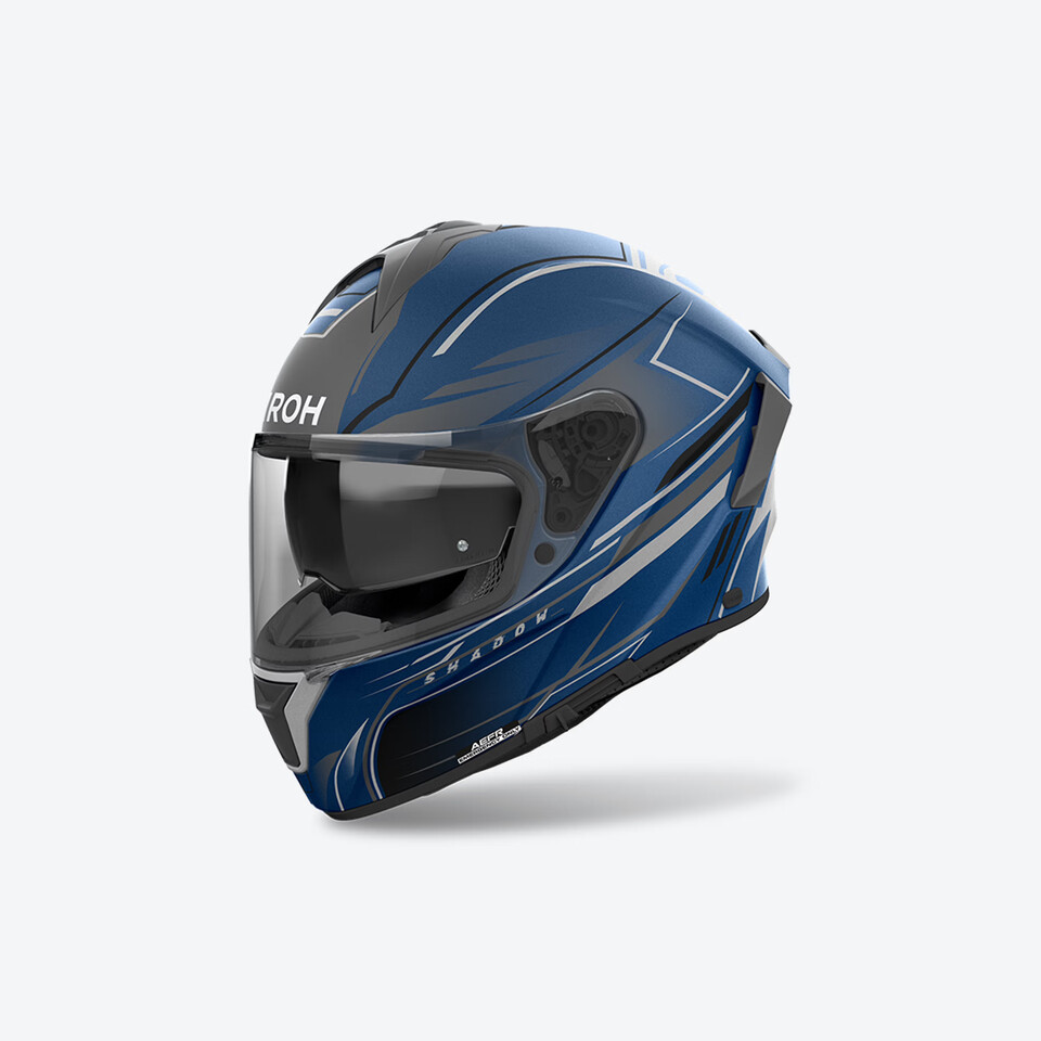 SPARK 2 AIROH SHADOW BLUE MATT