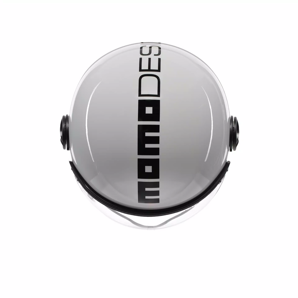 FIGHTER CLASSIC MOMO DESIGN WHITE/BLACK GLOSS