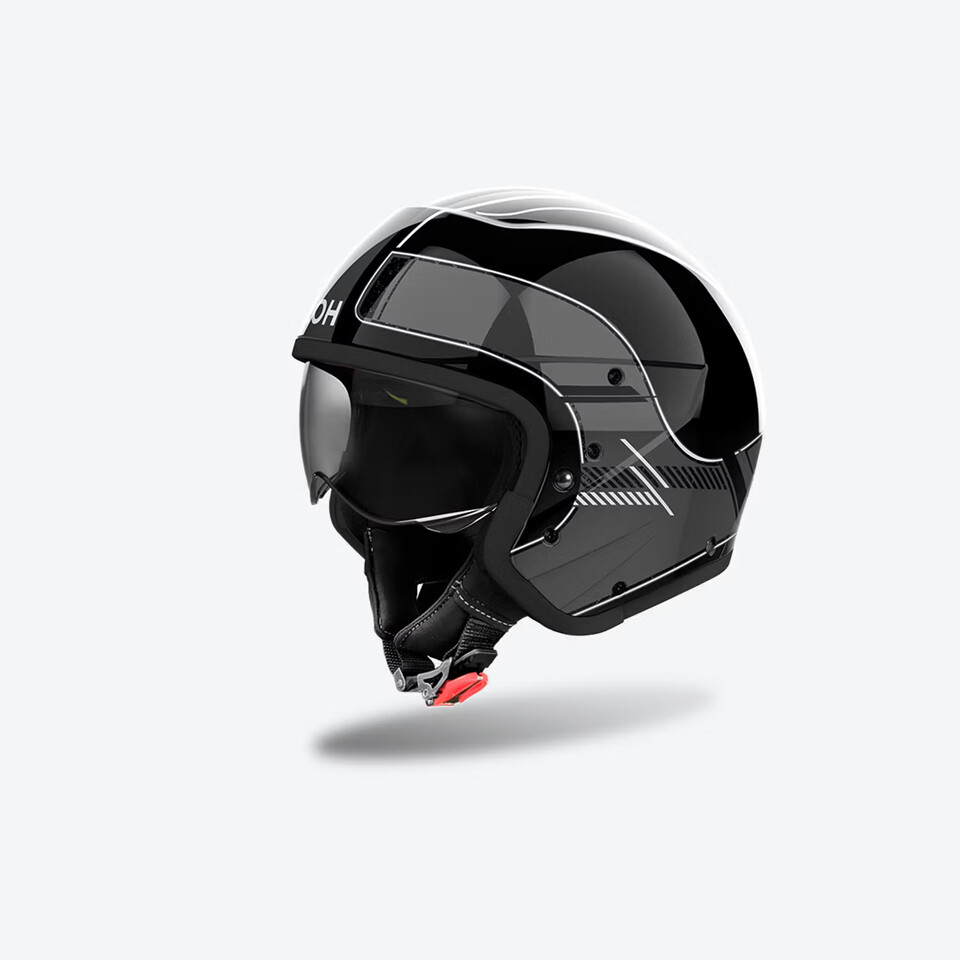 CASCO CROSSOVER J 110 AIROH RASTER GREY