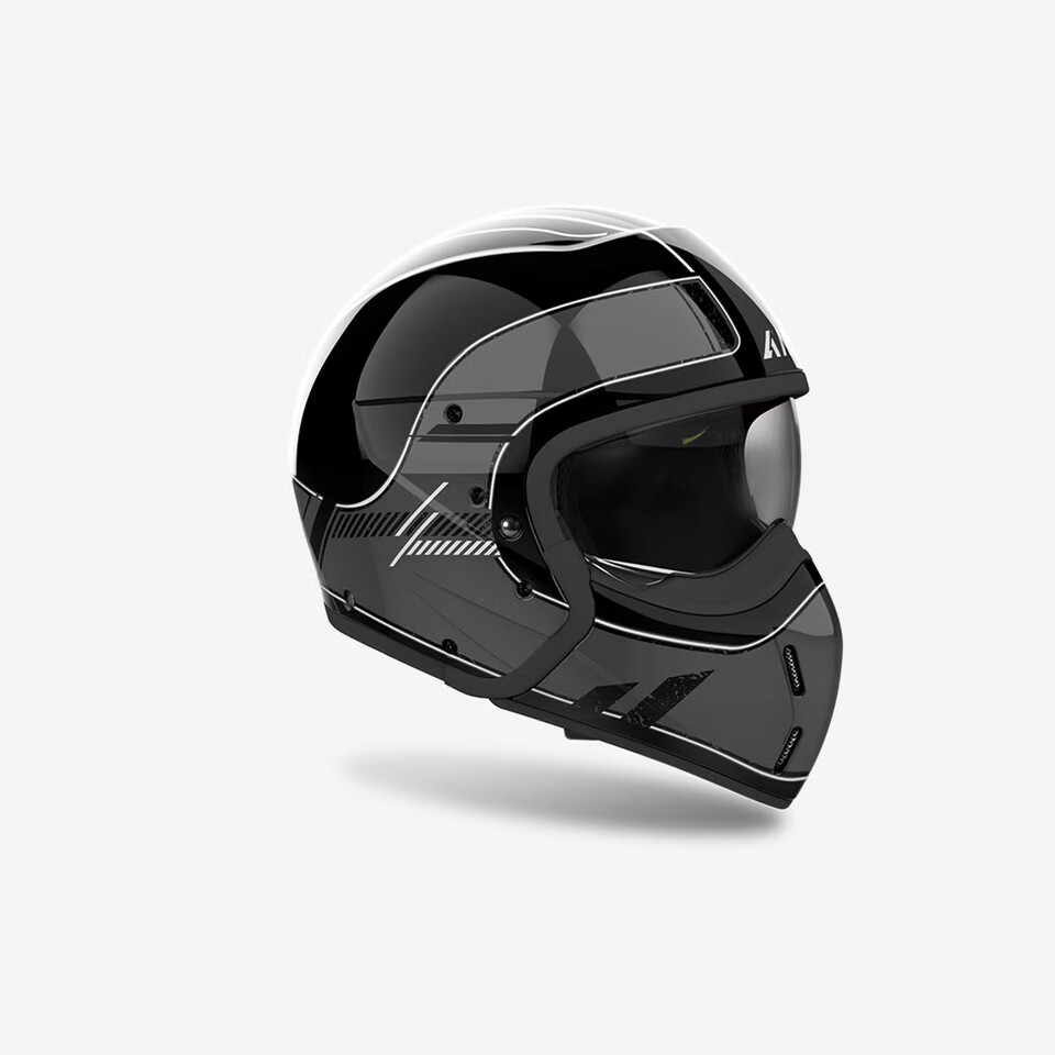 CASCO CROSSOVER J 110 AIROH RASTER GREY