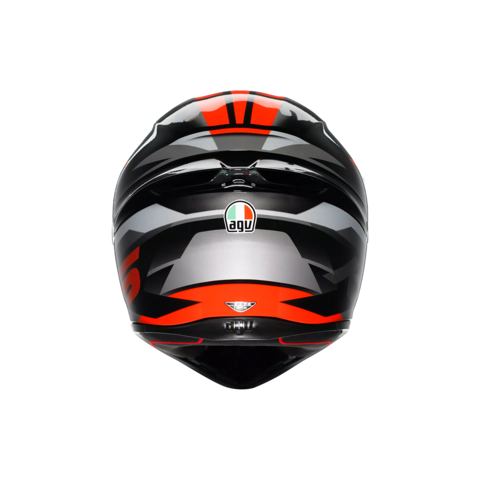 K1-S FASTLAP CASCO MOTO INTEGRALE AGV BLACK/GREY/RED