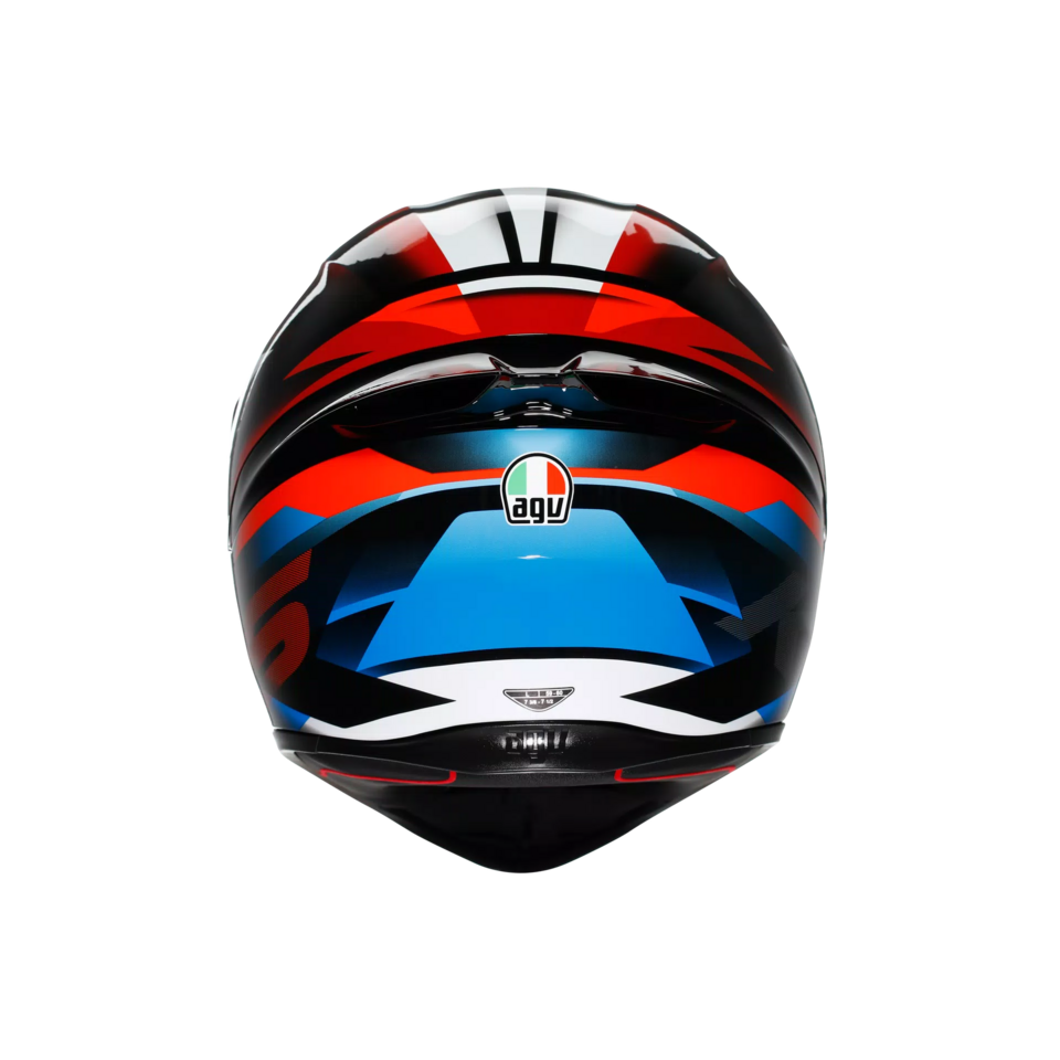 K1-S FASTLAP CASCO MOTO INTEGRALE AGV BLACK/RED/BLUE