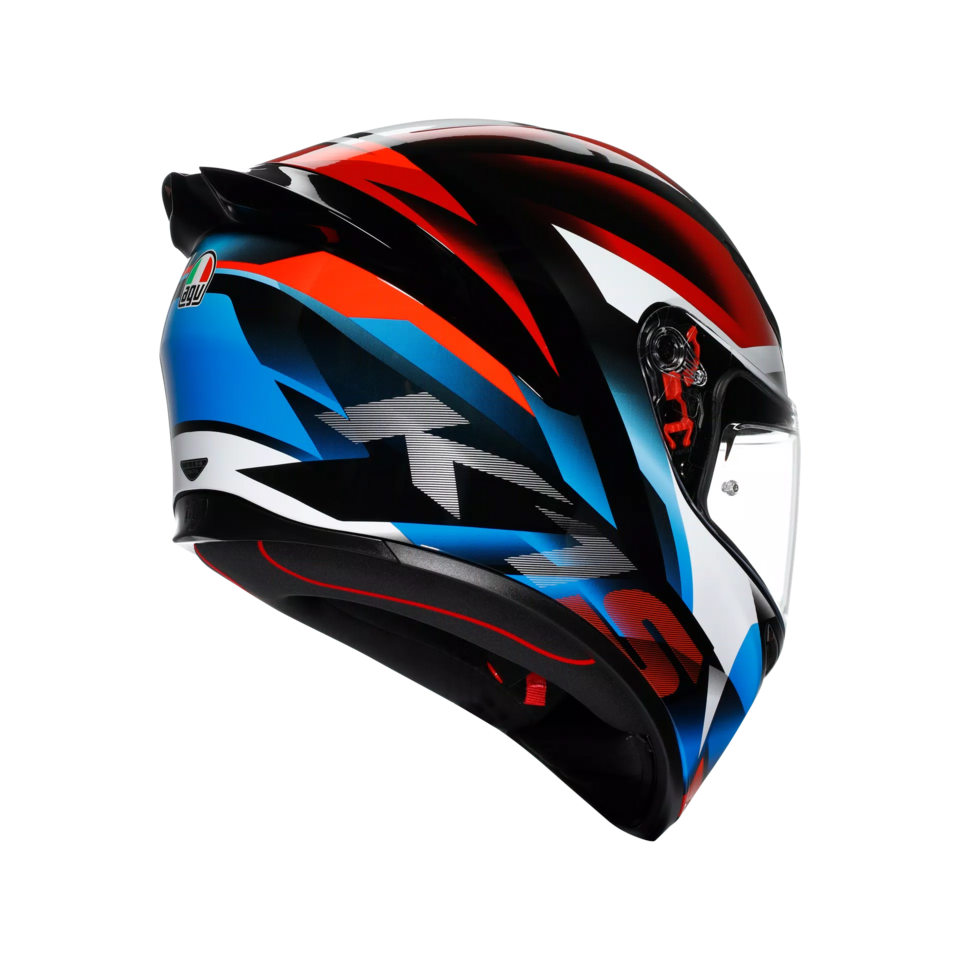 K1-S FASTLAP CASCO MOTO INTEGRALE AGV BLACK/RED/BLUE