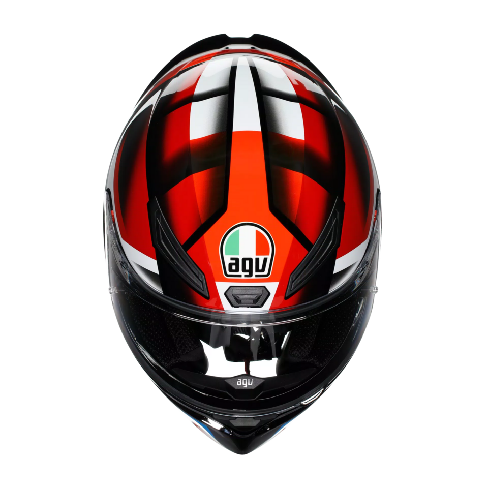 K1-S FASTLAP CASCO MOTO INTEGRALE AGV BLACK/RED/BLUE