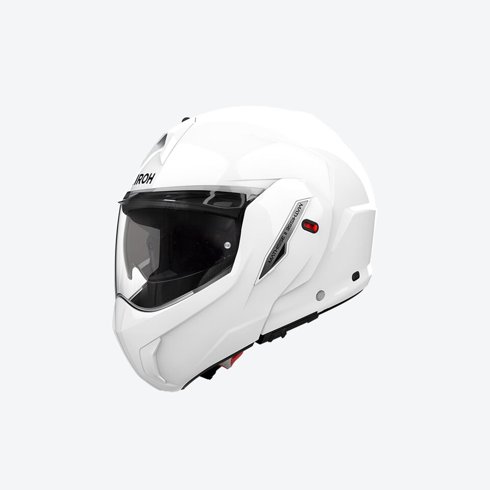 MATHISSE II CASCO MODULARE FLIP-UP REVERSIBILE AIROH WHITE GLOSS