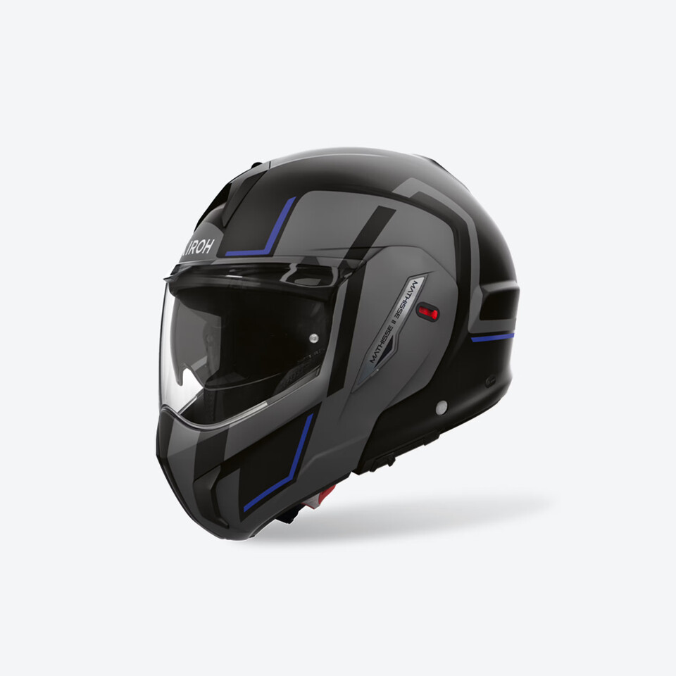 MATHISSE II CASCO MODULARE FLIP-UP REVERSIBILE AIROH GENIUS BLUE MATT