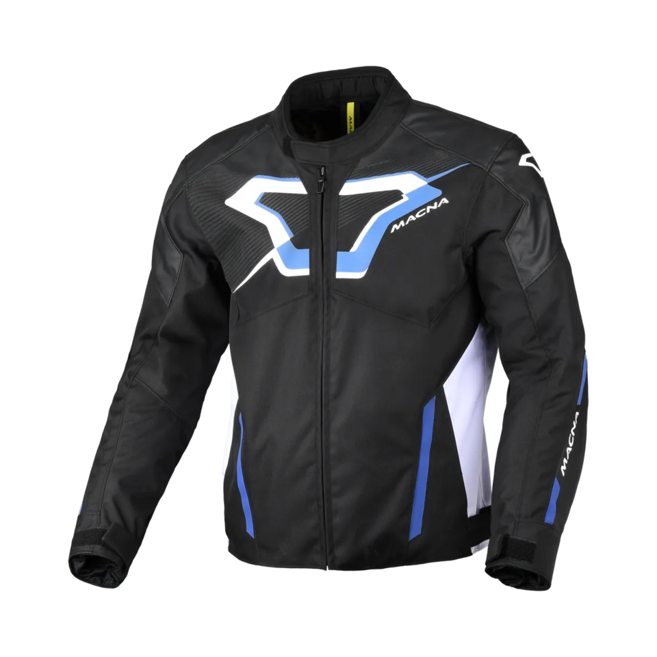 TAZAR 2.0 - GIUBBOTTO DA MOTO - SPORT - TOURING - WINTER - WATERPROOF MACNA BLACK BLUE