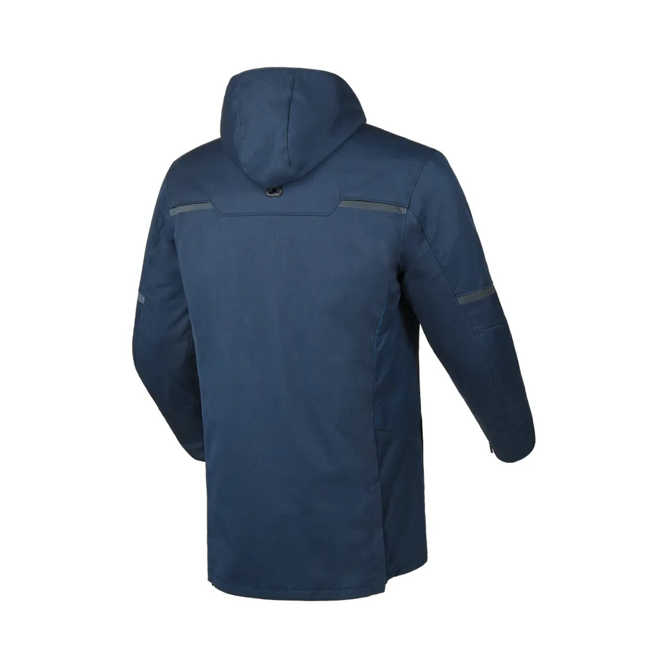 PARADIME GIACCA IMPERMEABILE IN STILE PARKA MACNA BLUE
