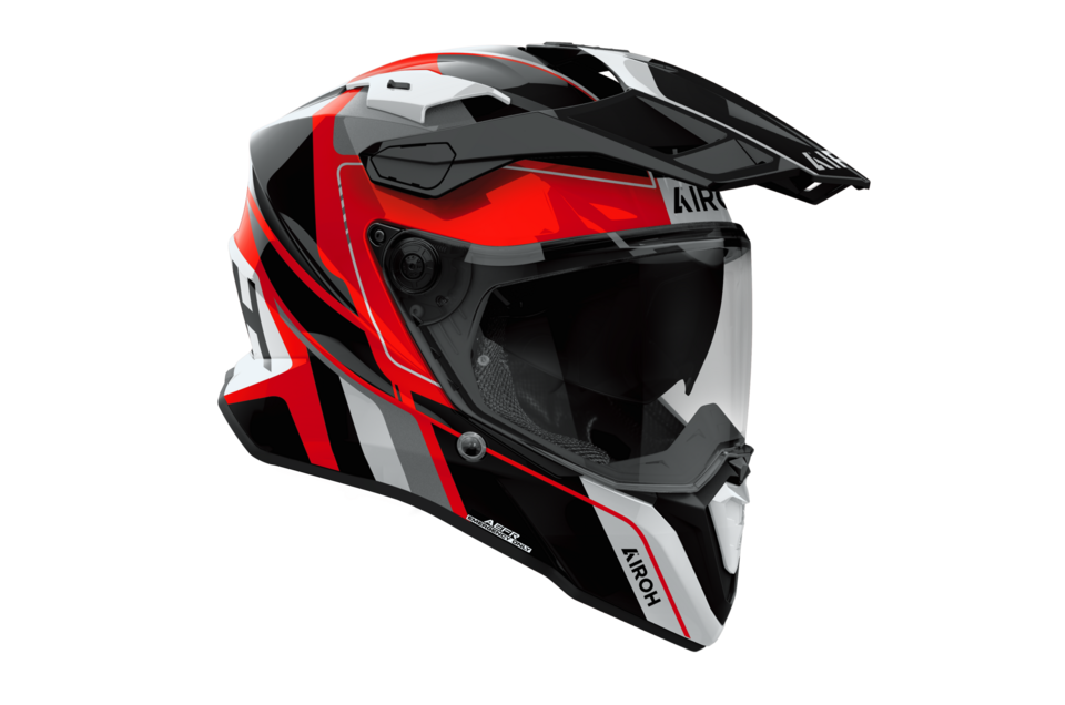 COMMANDER 2 AIROH SKIP RED GLOSS