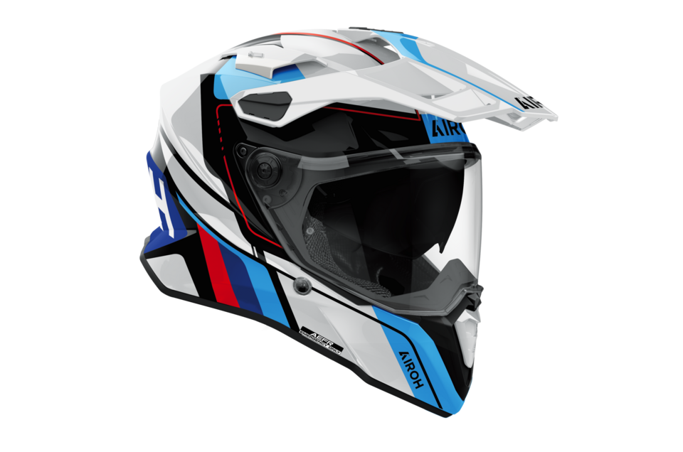 COMMANDER 2 AIROH SKIP White/red gloss