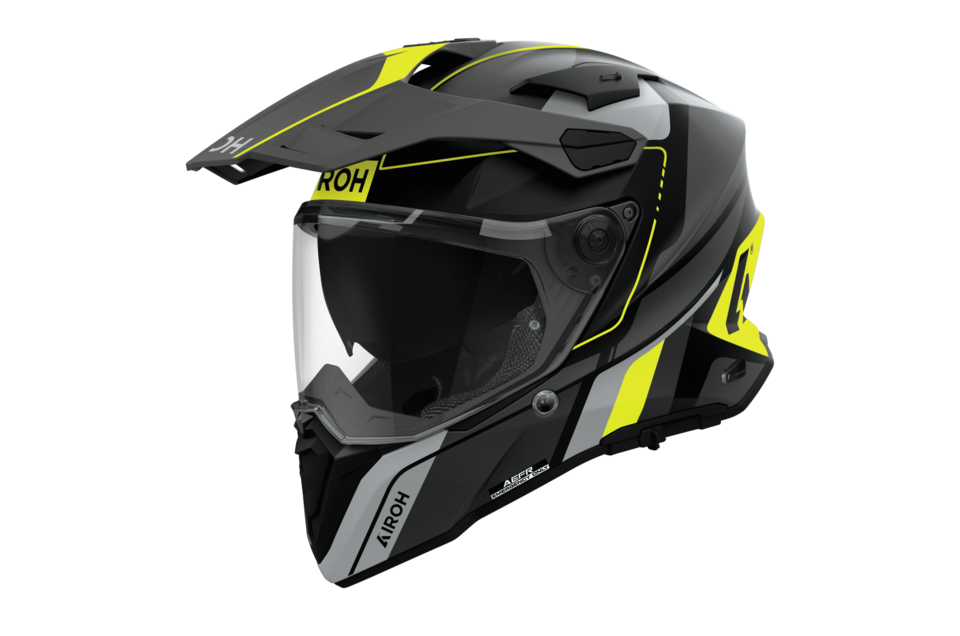 COMMANDER 2 AIROH SKIP Yellow matt