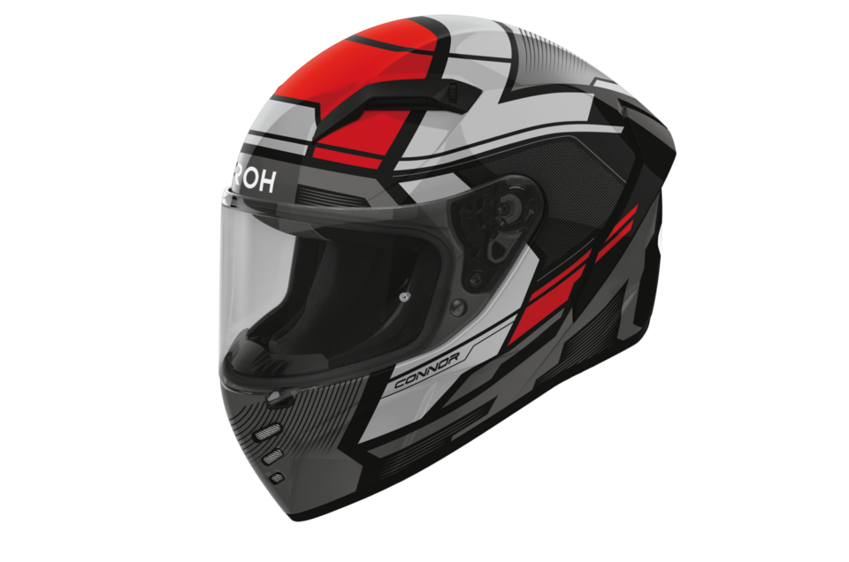 CONNOR  EGO AIROH RED GLOSS